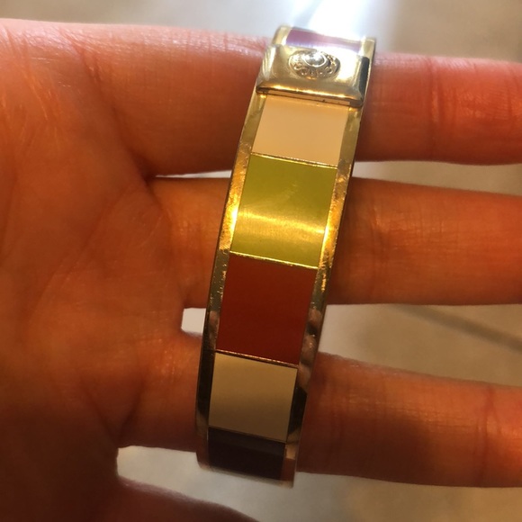 Women’s Coach multi color gold Bangle Bracelet - Picture 4 of 8